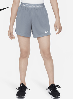 Nike/耐克正品Trophy Logo印花大童松紧腰透气短裤FB1092-065