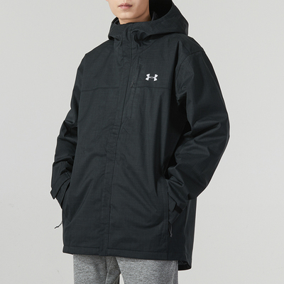 UA/安德玛正品新款男士复古连帽训练三合一夹克外套1300663-002