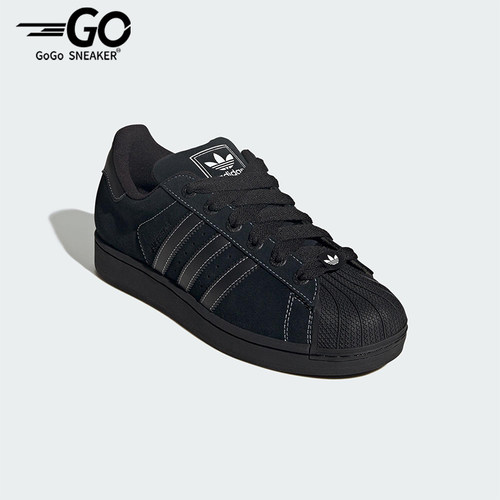 Adidas/阿迪达斯正品三叶草男女休闲皮革耐磨系带日常板鞋KI9520