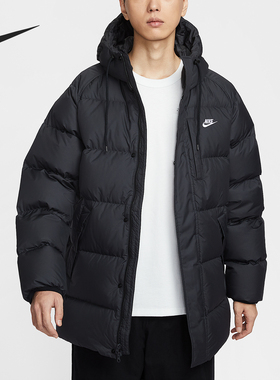 Nike/耐克官方正品Sportswear Club男士宽松保暖羽绒服IB2974-010