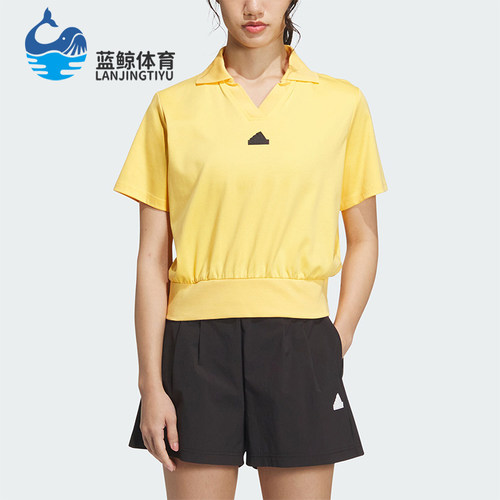 阿迪达斯女士凉感短袖POLO衫