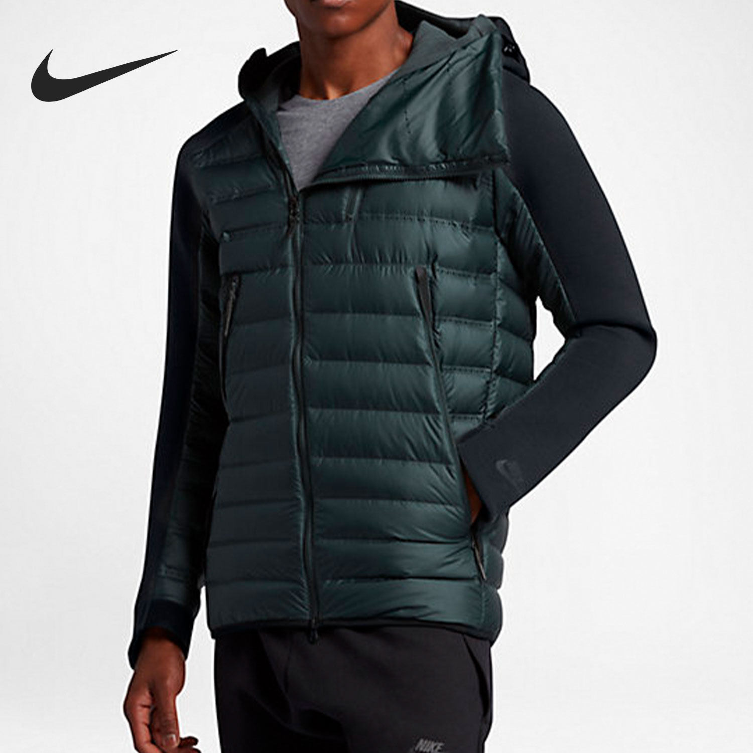 Nike/耐克正品年新款男子运动休闲连帽保暖羽绒服 806848-364