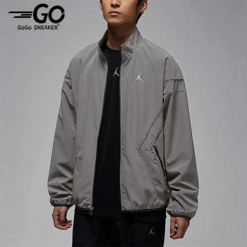 Nike/耐克正品JORDAN男士休闲立领印花梭织运动外套IF1878-095