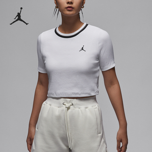 FV7090 JORDAN女士柔软运动训练针织短袖 100 耐克官方正品 Nike
