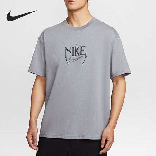 Nike/耐克正品2025夏季款男士印花宽松图案篮球T恤HJ3432-065