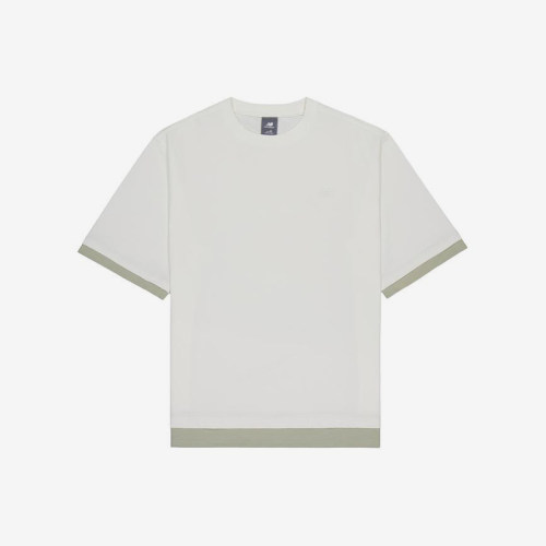 New Balance/NB正品新款男子拼色运动休闲短袖T恤AMT42314-CIC