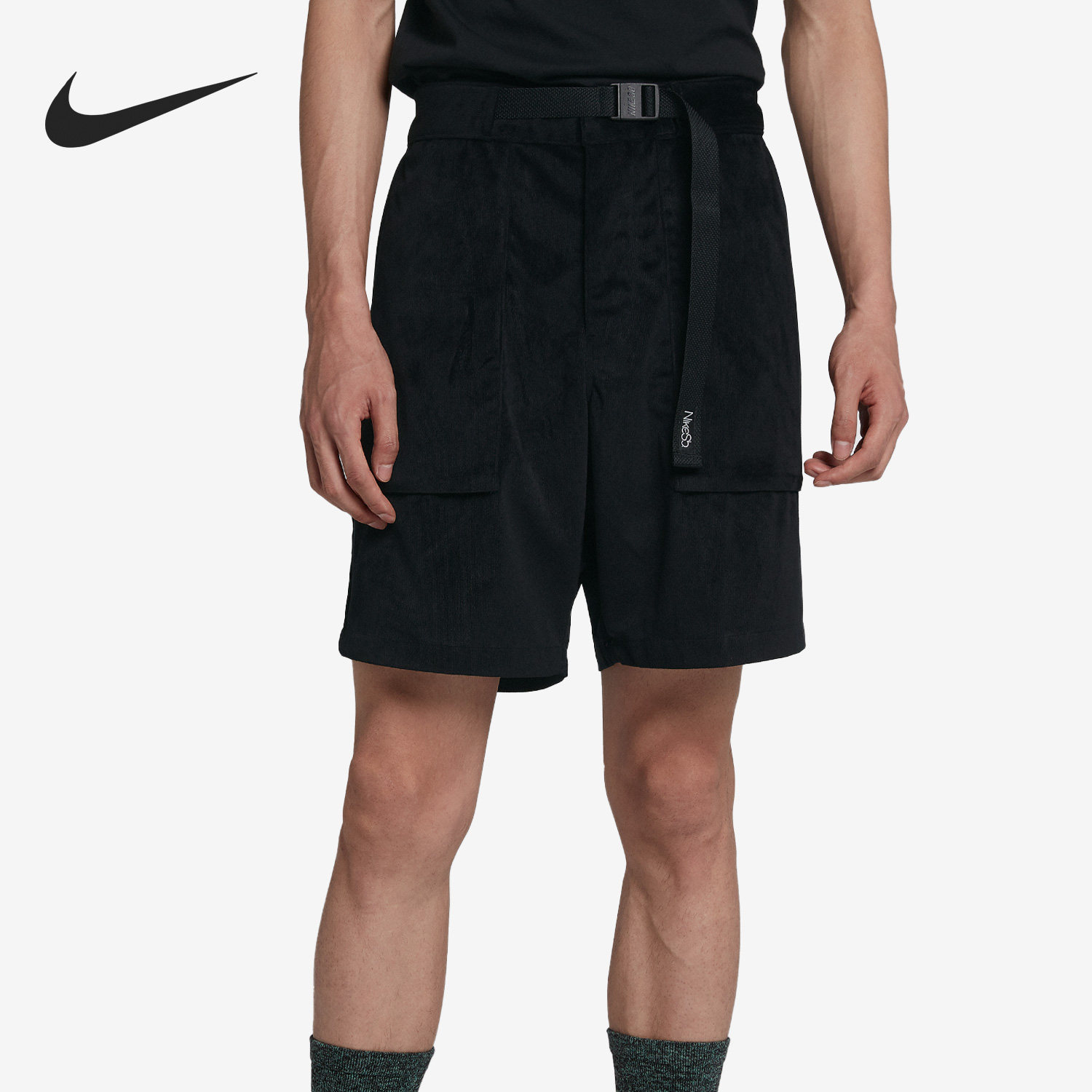 Nike/耐克正品夏季男子运动透气松紧休闲梭织短裤AA1076-010