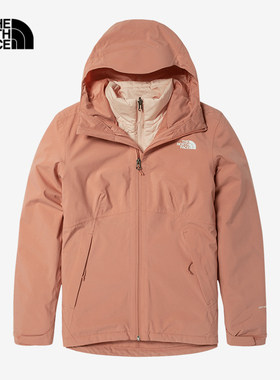 TheNorthFace/北面女子秋冬户外防水棉内胆三合一冲锋衣4NFB|496Z