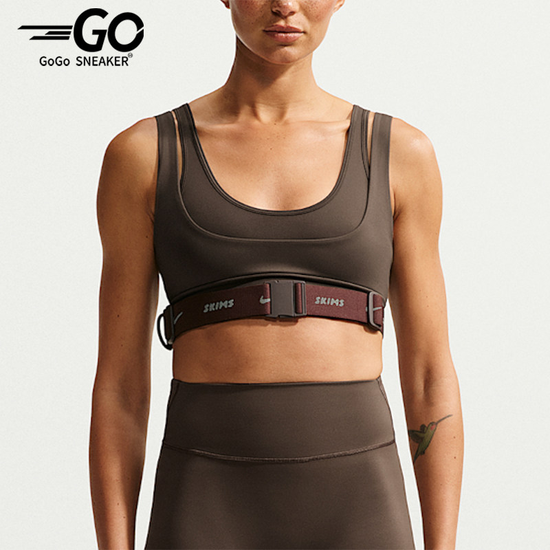Nike/耐克正品新款女士双肩带大圆领透气运动内衣IR5026-233