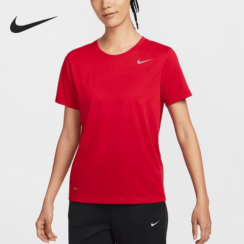 Nike/耐克官方正品2025新款女士轻盈透气耐磨短袖T恤IB8899-657