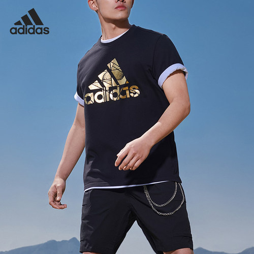 Adidas/阿迪达斯男子运动短袖