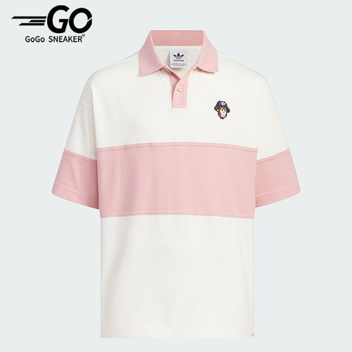 Adidas/阿迪达斯正品三叶草大童透气运动短袖POLO衫IX4368