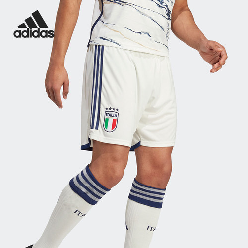 Adidas/阿迪达斯正品意大利球迷版主客场男士足球短裤HS9878