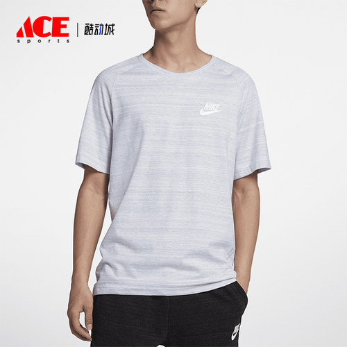 Nike/耐克正品圆领针织透气休闲短袖T恤经典男短袖T恤85928-104