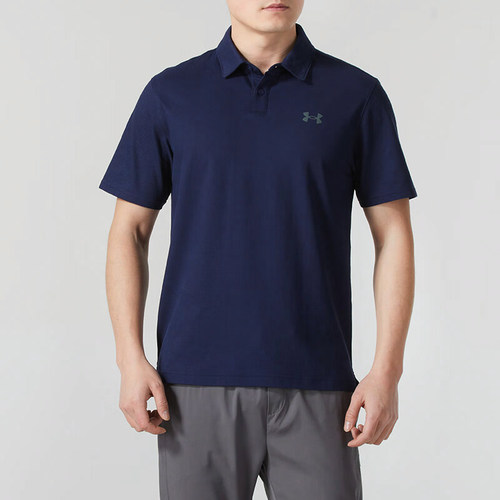 UA/安德玛正品夏季新款男子户外休闲翻领短袖POLO衫1387341-410