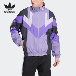 拼色立领运动休闲夹克外套IC6005 男士 Adidas 阿迪达斯正品
