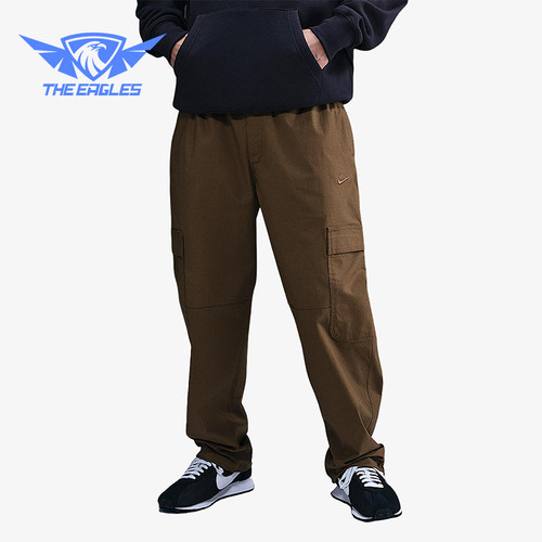 Nike/耐克正品2025男士舒适宽松运动休闲梭织工装长裤HV1434-235
