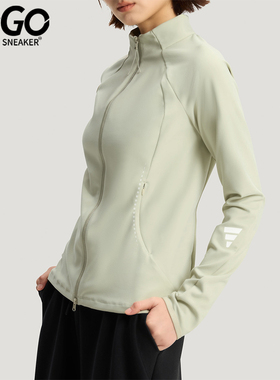 Adidas/阿迪达斯正品FOS SWEAT FULL ZIP 女士运动修身外套KU5381