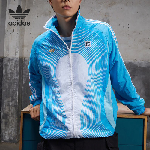 Adidas/阿迪达斯正品三叶草男士联名宽松梭织运动外套JI5143
