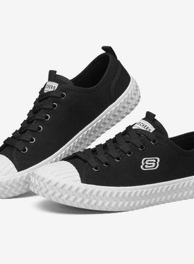Skechers/斯凯奇正品当季新款女子时尚休闲帆布轻便低帮鞋