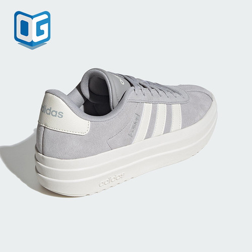 Adidas/阿迪达斯正品VL COURT BOLD女士经典厚底耐磨板鞋IF9784