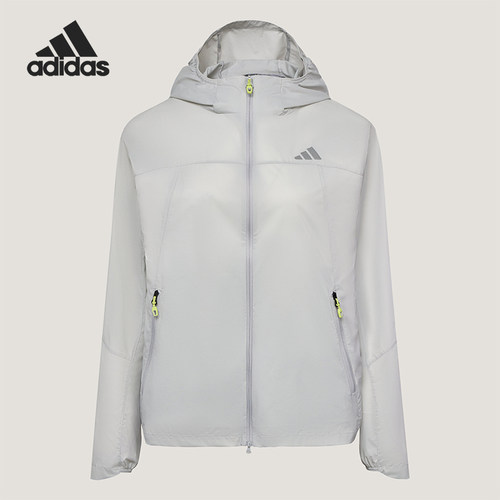 Adidas/阿迪达斯正品女士户外防风徒步运动梭织外套KX0327