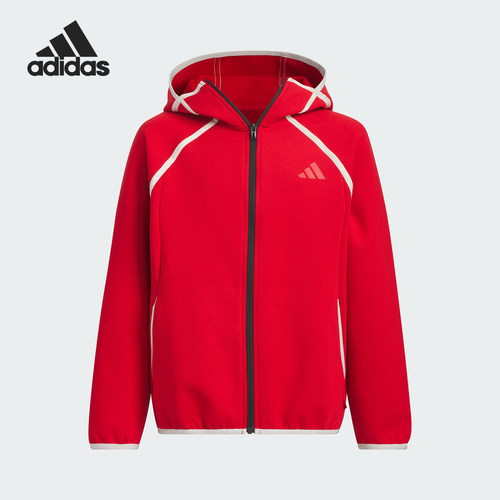 Adidas/阿迪达斯正品秋冬新款大童运动宽松训练外套JN4376