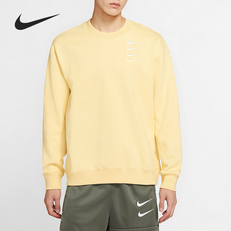 Nike/耐克官方正品2021秋季新款男子时尚长袖圆领卫衣DB9408-742