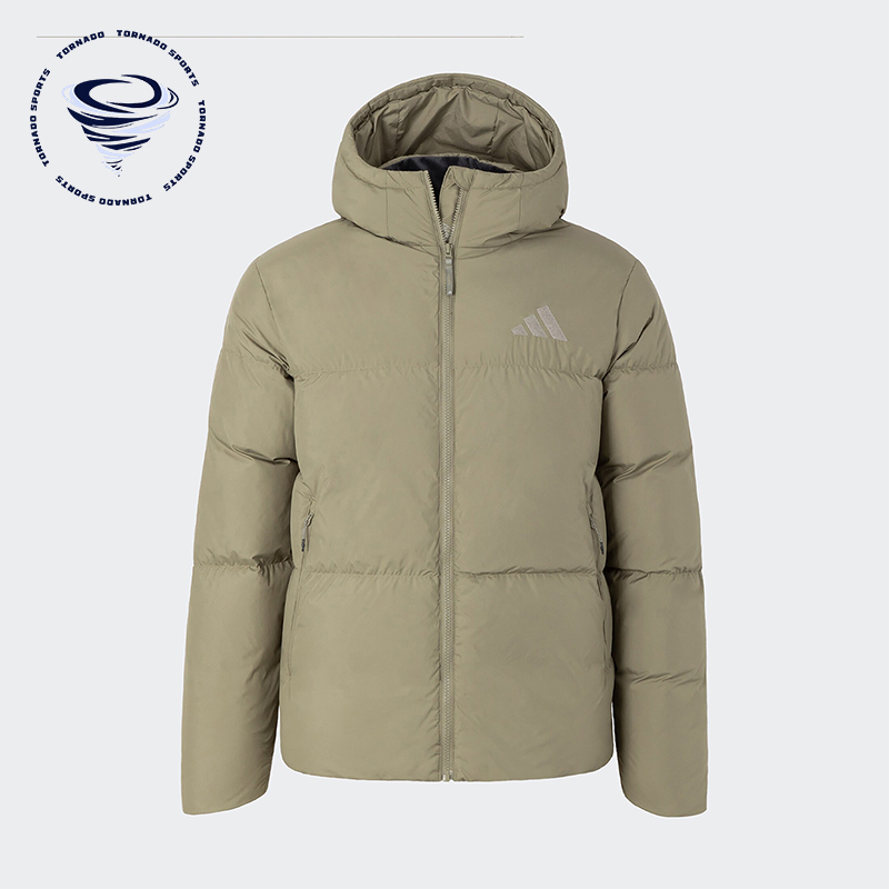 阿迪达斯男士户外保暖运动羽绒服