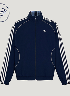 Adidas/阿迪达斯正品三叶草男士休闲立领双面穿宽松外套KT6367