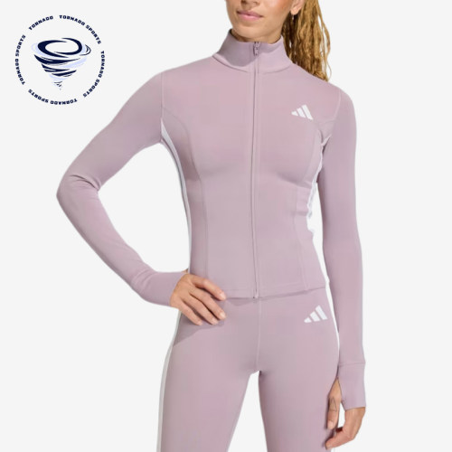 Adidas/阿迪达斯正品纯色吸湿排汗速干夹克经典女夹克外套KD9237
