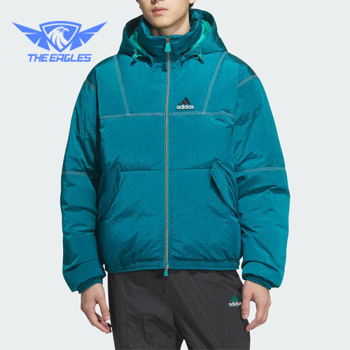 Adidas/阿迪达斯正品EQT DOWN JACKET男士经典保暖羽绒服KA7980
