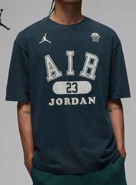 Nike/耐克正品JORDAN男士休闲圆领透气运动短袖T恤HM4902-478