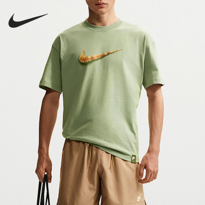 Nike/耐克官方正品2026夏季男士宽松针织休闲运动T恤FZ7955-370