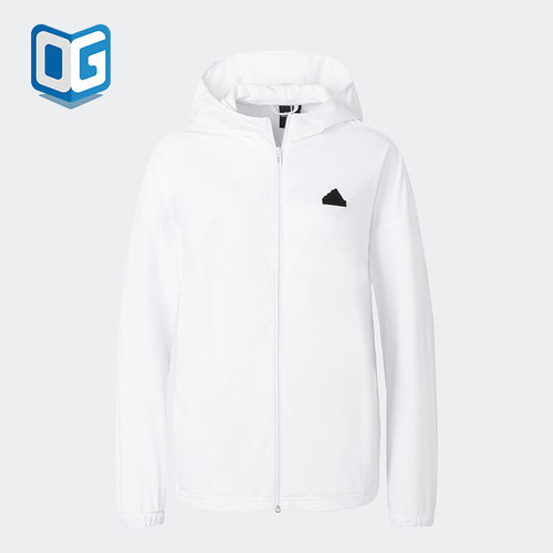 阿迪达斯女子运动连帽夹克外套