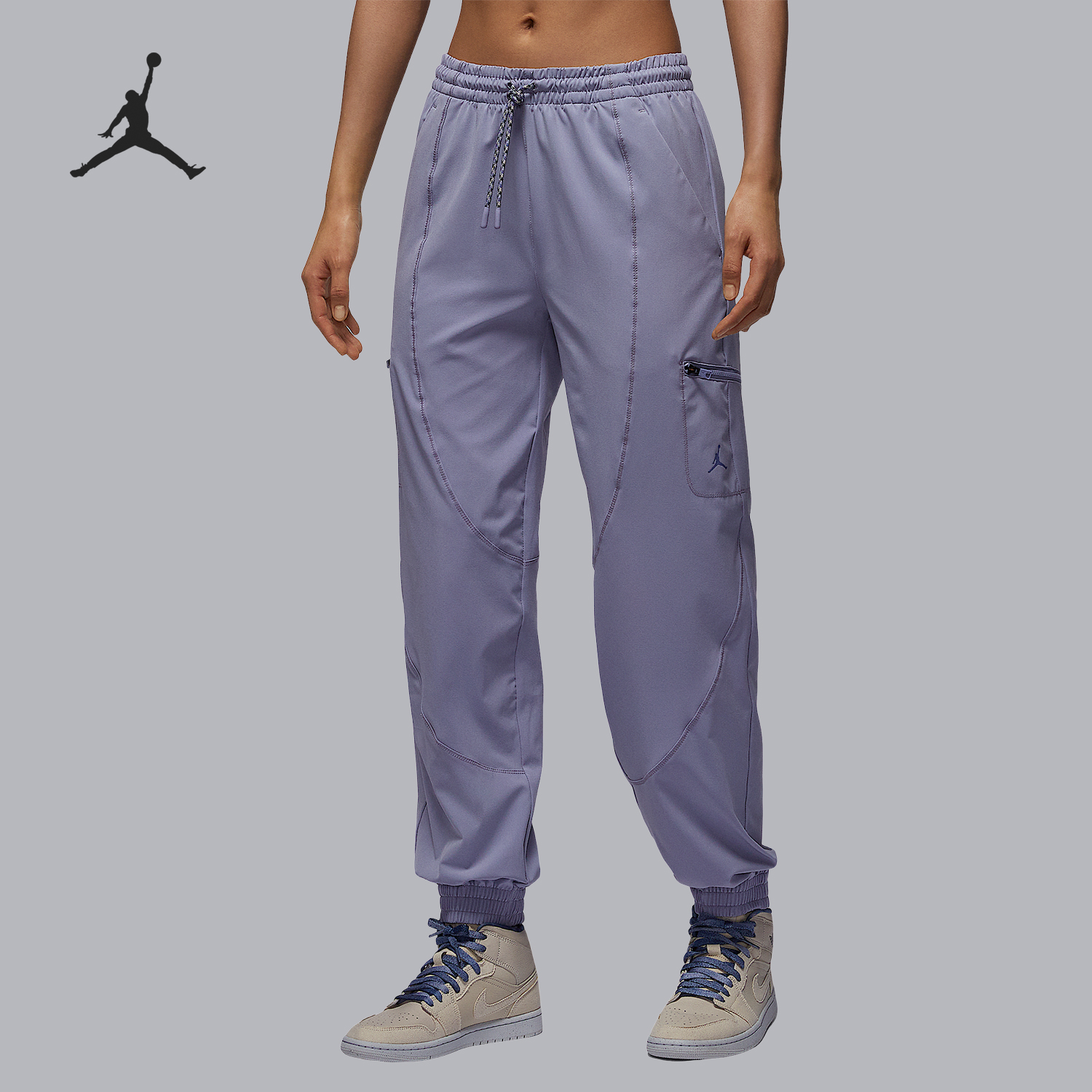 Nike/耐克官方正品JORDAN女士宽松透气篮球运动长裤FB4660-519