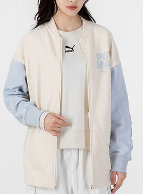 Puma/彪马正品休闲女子时尚宽松运动训练棒球服外套536309-99