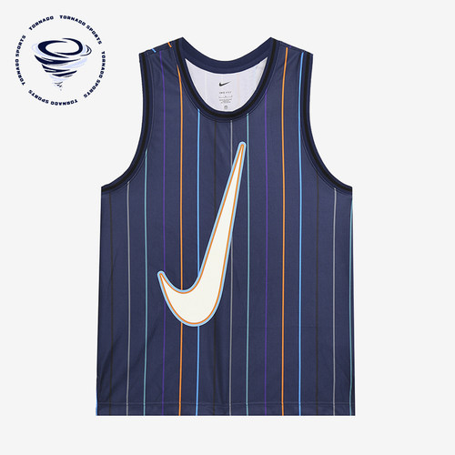 Nike/耐克正品夏季男士圆领篮球运动经典透气无袖T恤DX0436-410