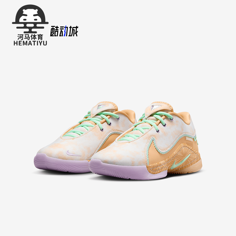 Nike/耐克正品LeBron XXII儿童时尚拼接缓震篮球鞋HV8615-200