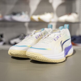 李宁正品拂晓 V3男小大童时尚透气低帮防滑运动篮球鞋YKBV024-3