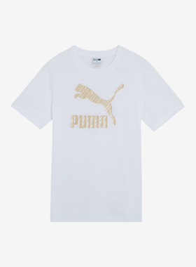 Puma/彪马正品2024新款男女同款运动夏季短袖T恤625824-02