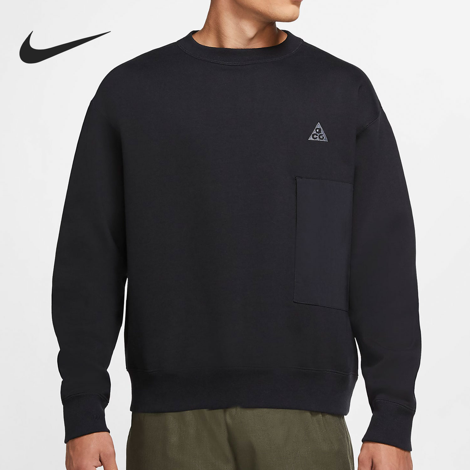 Nike/耐克正品ACG 系列男子户外运动起绒圆领卫衣套头衫 CV0683