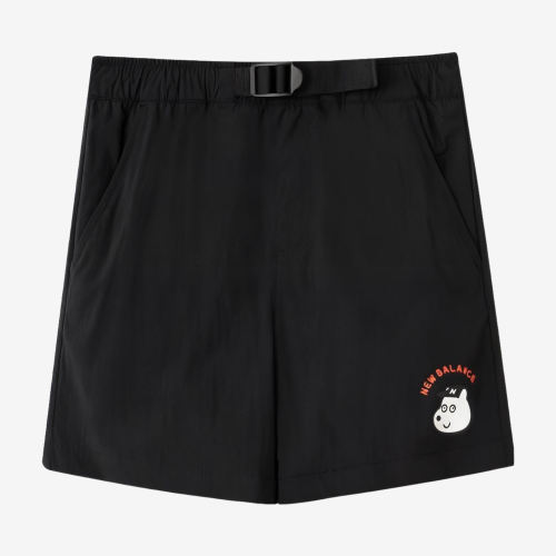 New Balance新百伦正品SEIJI联名儿童动物印花短裤7VC2V013-BK