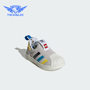 IF2918 三叶草婴童运动透气贝壳头休闲鞋 Adidas 阿迪达斯正品