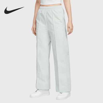Nike/耐克正品2025新款女士梭织直筒休闲工装长裤FQ3589-034