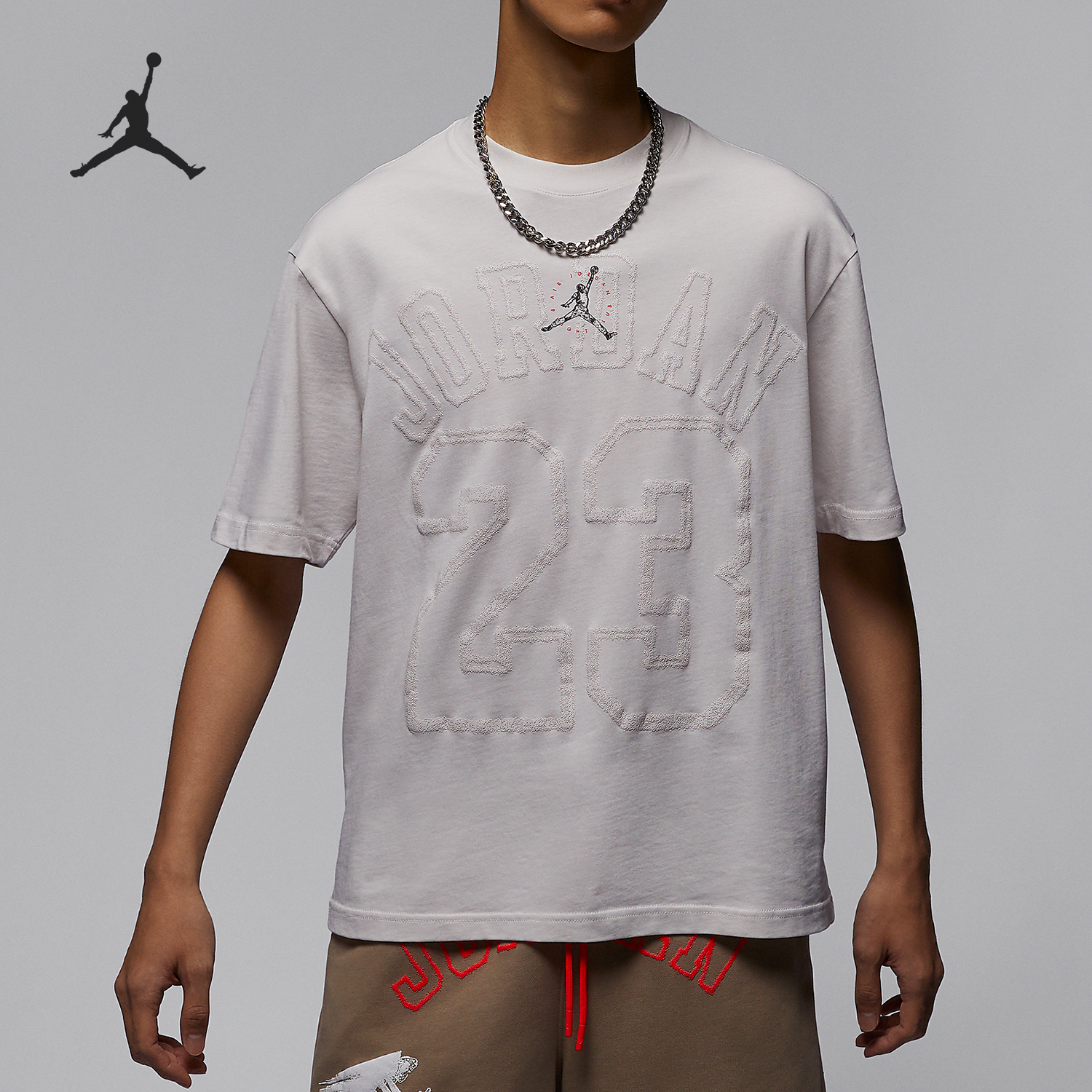 Nike/耐克官方正品Jordan 男士宽松透气印花短袖T恤HJ6542-030