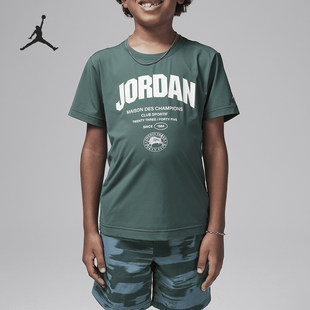 Nike/耐克正品Jordan Des Champions小童圆领T恤HQ7509-366