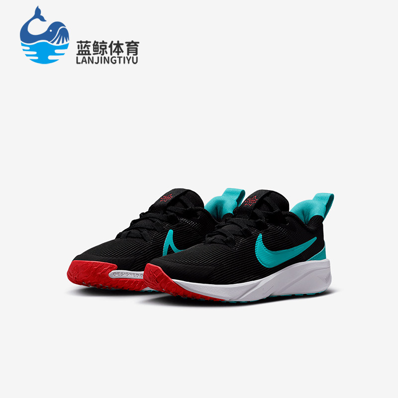 Nike/耐克正品Star Runner 4 小童轻便透气运动鞋DX7614-009