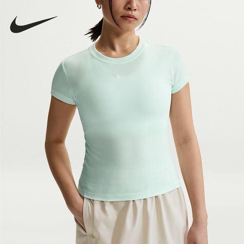 Nike/耐克正品Sportswear Chill Knit女士修身T恤FV5509-394