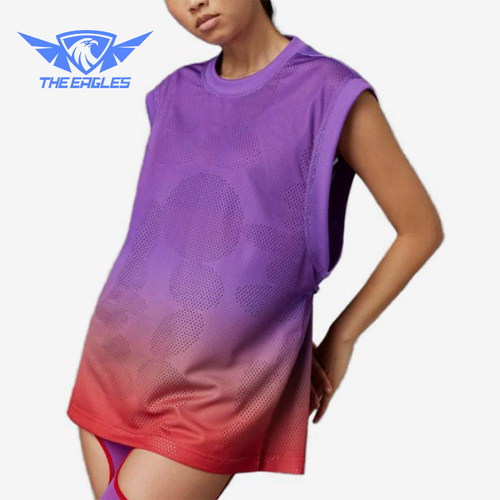 Adidas/阿迪达斯正品渐变网眼解构运动背心女经典运动背心IU3070